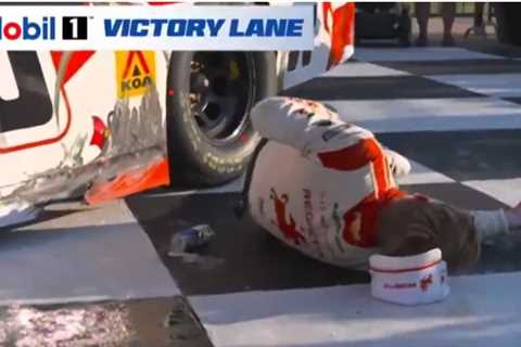 Connor Zilisch breaks collarbone in fall after NASCAR Xfinity victory at Watkins Glen