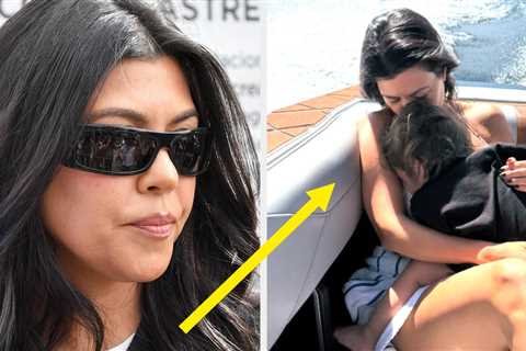 Kourtney Kardashian Reacted To Criticism For Putting Her Son On A Boat Without A Life Jacket