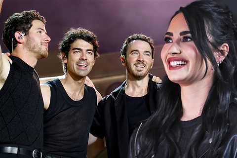 Demi Lovato & Joe Jonas Share ‘Camp Rock’ Reunion at Jonas Brothers Concert