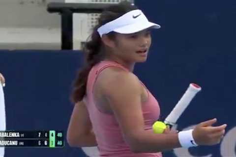 Emma Raducanu complains about crying child in Cincinnati Open loss