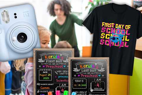 Everything You Need for First Day of School Photoshoots!