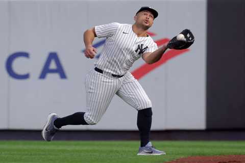 Giancarlo Stanton’s outfield status for Rays series will be telling Yankees sign