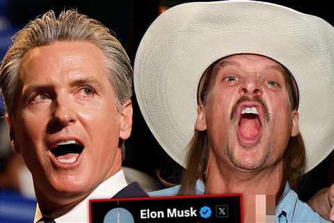 Kid Rock Claps Back at Gavin Newsom's A.I. Pic of Musician 'Supporting' Him