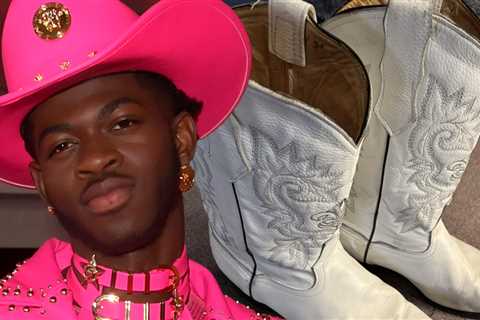 Lil Nas X Boots Go Up on eBay for $10,000