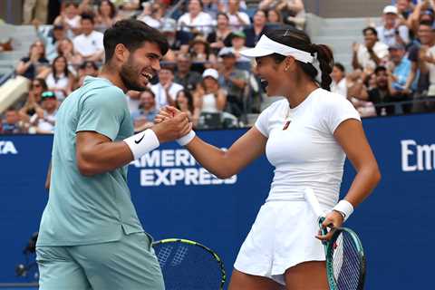 The US Open is serving up romantic matches — and maybe even a ‘Challengers’-style love triangle —..