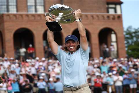 Tommy Fleetwood’s wife absent for $10 million breakthough win after age difference ‘paranoia’