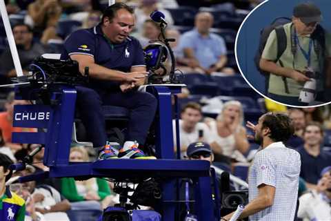 Daniil Medvedev loses it on chair umpire after cameraman sparks wild US Open delay: ‘Are you a man?’