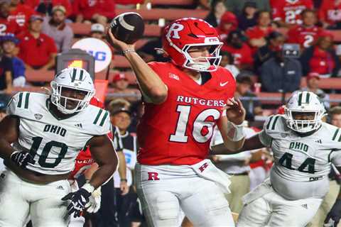 Rutgers staves off Ohio in opener thanks to revamped offense