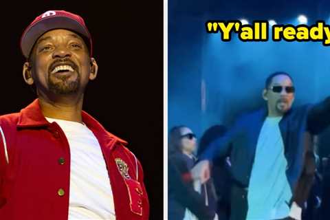 Will Smith Had A Hilarious Response To Those Rumors That He Used AI To Generate Fake Crowds At His..