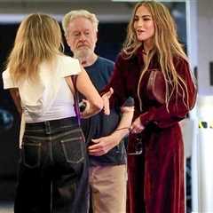 Jennifer Lopez & Ridley Scott's Surprise Office Run-In in L.A.