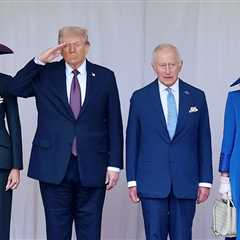 Donald and Melania Trump Meet Royal Family at Windsor Castle