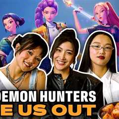 The Voices of HUNTR/X From ‘KPop Demon Hunters’ Get Real Over Authentic Korean Food | Takes Us Out