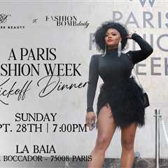 You’re Invited! Paris Fashion Week Event Alert: Join Us Sunday September 28th for a Billionaire..