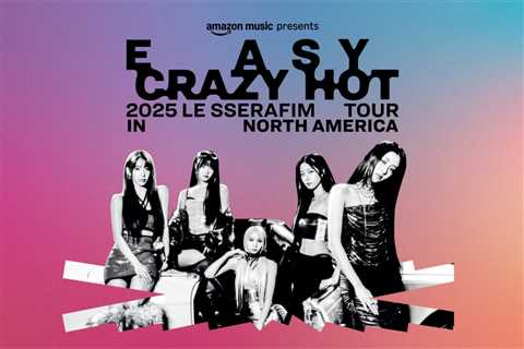 LE SSERAFIM, Amazon Partner On New Tour Merch Collection, Pop-Ups for Fans