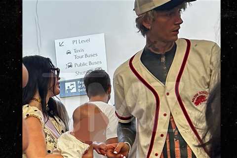 Machine Gun Kelly and Megan Fox Reunite for Family Outing in L.A.