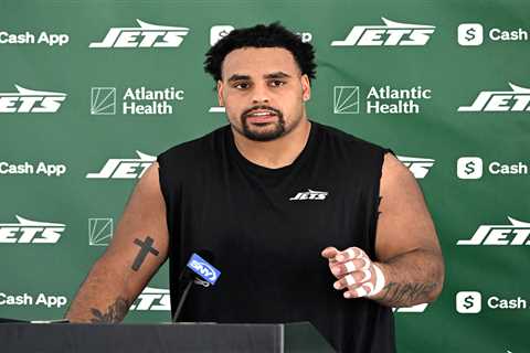 Jets not dwelling on Alijah Vera-Tucker’s injury: ‘Nothing really changes for us’