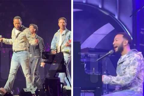John Legend Joins Jonas Brothers for Surprise Duet in Los Angeles