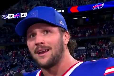 Josh Allen Calls Out Bills Fans Who Left Before Comeback Win, 'Have Some Faith'