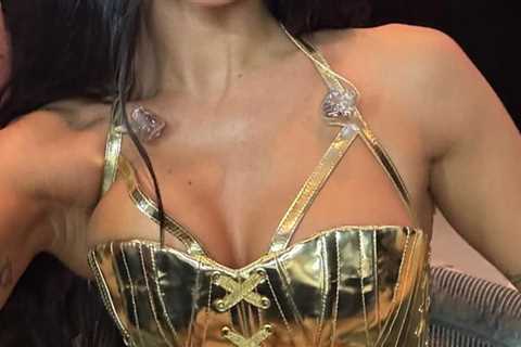 Guess The Golden Singer In This Sexy Corset!