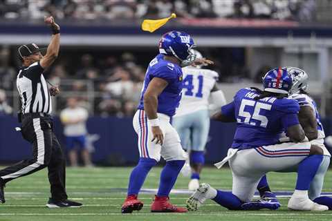 Undisciplined Giants make brutal penalty history that ended up costly: ‘Have to grow up’