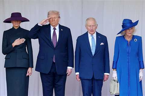 Donald and Melania Trump Meet Royal Family at Windsor Castle