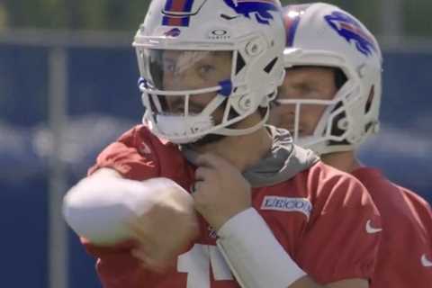 Josh Allen to make this equipment switch to protect broken nose