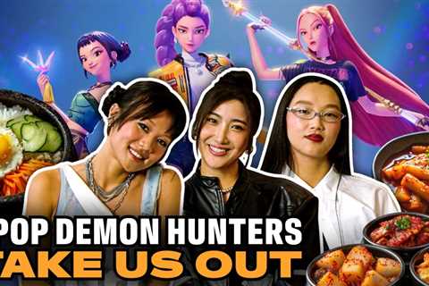 The Voices of HUNTR/X From ‘KPop Demon Hunters’ Get Real Over Authentic Korean Food | Takes Us Out