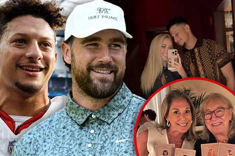 Travis Kelce and Patrick Mahomes Families Dine At Their New Steakhouse