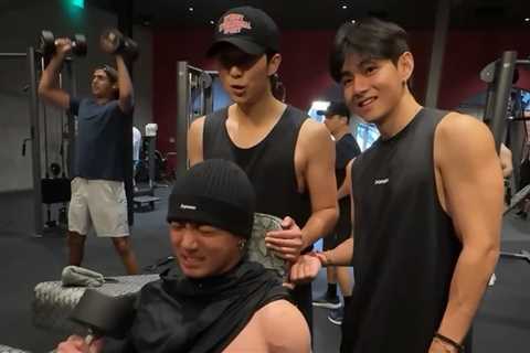 BTS' V, Jung Kook, RM Put Bulging Muscles On Display In Gym Session