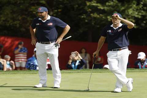 Scottie Scheffler falters in key spot as Ryder Cup nightmare continues for US in ugly Day 2 start
