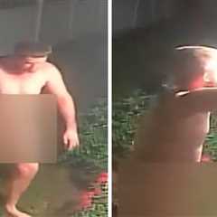 Florida Man Caught on Camera in Alleged Naked Neighborhood Burglary Spree