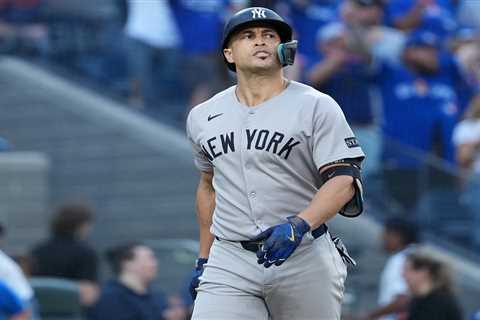 Giancarlo Stanton comes up empty in clutch spot as rough postseason continues