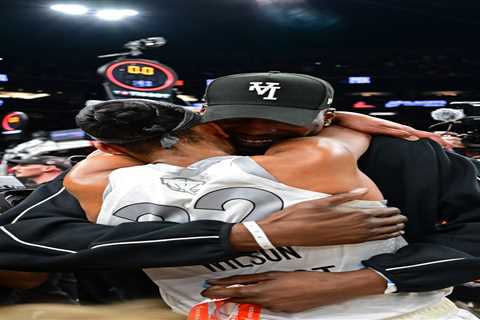 A’ja Wilson shares tender moment with Bam Adebayo after Aces win WNBA championship
