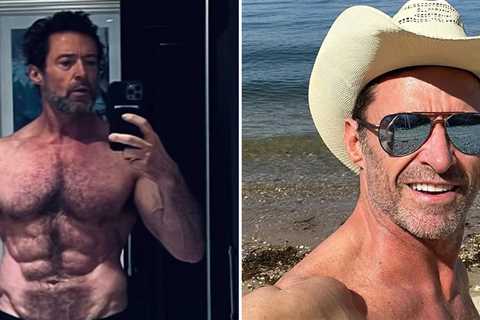 Rip Through Hugh Jackman's Shredded Shots for His 57th Birthday!