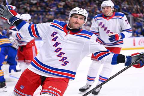 Rangers’ Carson Soucy exits early with upper-body injury