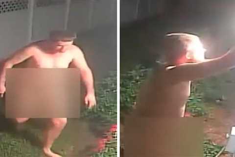 Florida Man Caught on Camera in Alleged Naked Neighborhood Burglary Spree