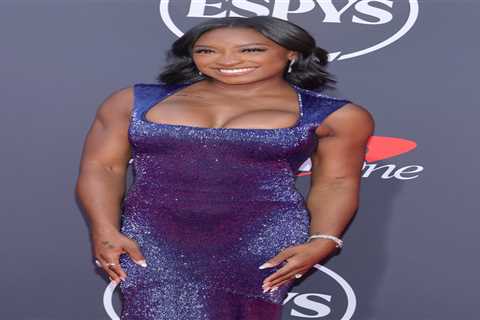 Simone Biles appears to confirm boob job in new trampoline video