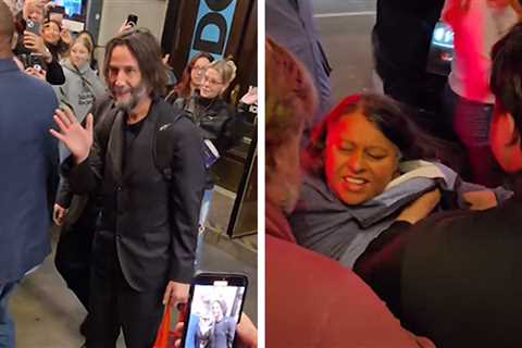 Keanu Reeves Fan Claims to Be 'Divine Wife,' Rushes at His Car