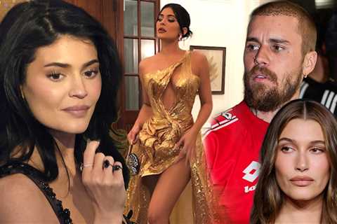 Kylie Jenner Addresses Controversial Gold Wedding Dress at Bieber Wedding