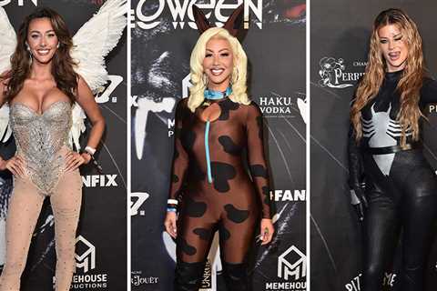 Celebs Dress Up For 'Unruly' Halloween Party In New Pics