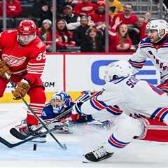 Noah Laba delivers in Michigan homecoming as Rangers get feel-good win over Red Wings