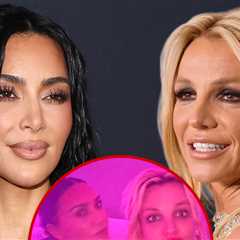 Kim and Khloé Kardashian Hang Out with Britney Spears