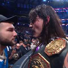 Injured Giants rookie Cam Skattebo gets physical with WWE stars during ‘Monday Night Raw’ at MSG