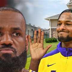 LeBron James Cracks Joke About Bronny Moving Out, 'We Don't Talk As Much'