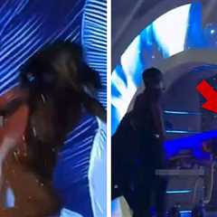 Miss Jamaica Takes Nasty Tumble Off the Stage at Miss Universe Prelims, on Video