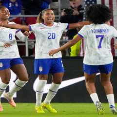 Cat Macario’s two goals help lead USWNT to victory over Italy in friendly match