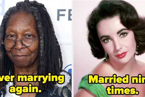 14 Celebrities Who've Been Married A Bunch, And 14 Celebs Who've Never Been Married (Or Plan On..