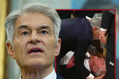 Pharma Exec Collapses in Oval Office, Dr. Oz Steps in to Help, on Video