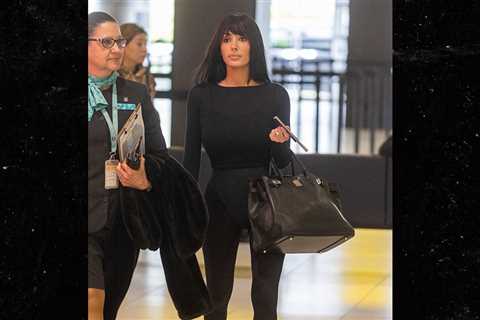 Bianca Censori Shows Off Butt In Thong Bodysuit at Airport