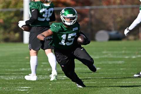 Garrett Wilson shows early faith in new Jet Adonai Mitchell: ‘He’s a dog’